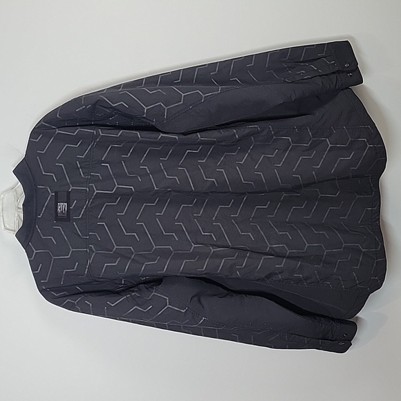 Harley Davidson Snap Front Shirt Jacket Men's size 3XL Gray Black - Picture 9 of 12